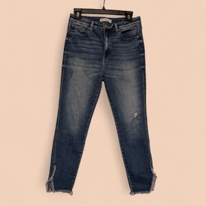 KanCan Distressed Cropped Jeans